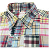 Brooks Brothers Patchwork Plaid Multi-colored Casual Cotton Dress Shirt Men's L