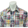 Brooks Brothers Patchwork Plaid Multi-colored Casual Cotton Dress Shirt Men's L