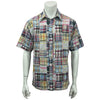 Brooks Brothers Patchwork Plaid Multi-colored Casual Cotton Dress Shirt Men's L