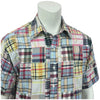 Brooks Brothers Patchwork Plaid Multi-colored Casual Cotton Dress Shirt Men's L
