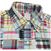 Brooks Brothers Patchwork Plaid Multi-colored Casual Cotton Dress Shirt Men's L