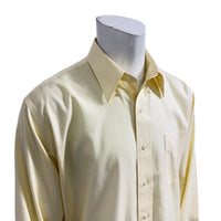 Jos A Bank Classic Collection Men's 17-37 Yellow Cotton Dress Shirt Pre-Owned New Without Tags