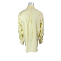 Jos A Bank Classic Collection Men's 17-37 Yellow Cotton Dress Shirt Pre-Owned New Without Tags