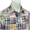 Brooks Brothers Patchwork Plaid Multi-colored Casual Cotton Dress Shirt Men's L