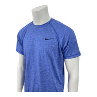 Nike Swim Men's Medium Dri-FIT Heather Blue Crew Neck T-Shirt UPF 40Pre-Owned