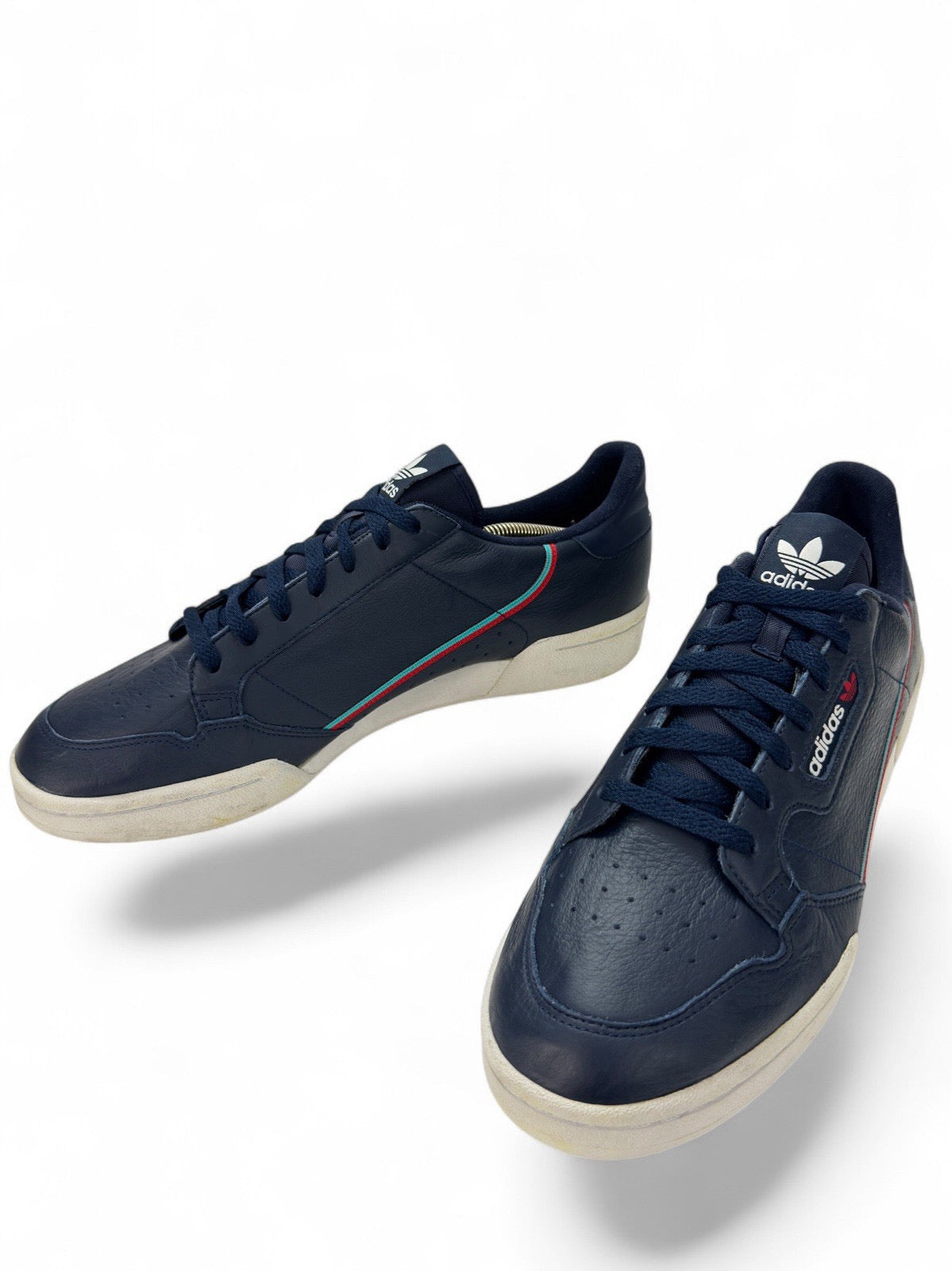 adidas Continental 80 Collegiate Navy B41670 Men's Size 13 Leather Sneakers Mint