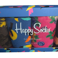 Happy Socks Men's Box Set of 4 Pairs Combed Cotton Socks Fits Shoe Size 8-12 MSRP $48 Pre-Owned Still in Sealed Box