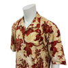 Tommy Bahama Island Soft Red/Rust Cotton Silk Camp Shirt Floral Paisley Mens 2XL Pre-Owned