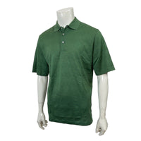 Polo Ralph Lauren Mens Medium Cotton Golf Rugby Polo Shirt Green