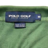 Polo Ralph Lauren Mens Medium Cotton Golf Rugby Polo Shirt Green