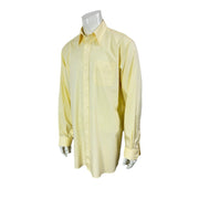 Jos A Bank Classic Collection Men's 17-37 Yellow Cotton Dress Shirt Pre-Owned New Without Tags