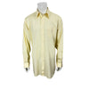 Jos A Bank Classic Collection Men's 17-37 Yellow Cotton Dress Shirt Pre-Owned New Without Tags