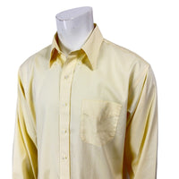 Jos A Bank Classic Collection Men's 17-37 Yellow Cotton Dress Shirt Pre-Owned New Without Tags