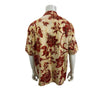 Tommy Bahama Island Soft Red/Rust Cotton Silk Camp Shirt Floral Paisley Mens 2XL Pre-Owned