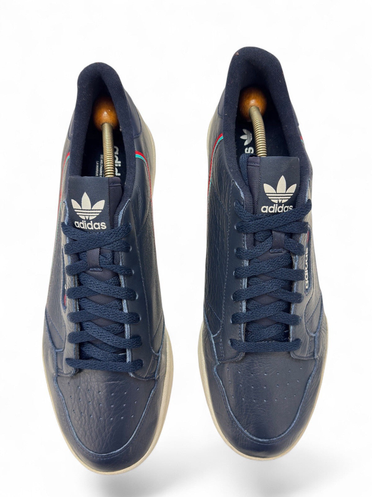 adidas Continental 80 Collegiate Navy B41670 Men's Size 13 Leather Sneakers Mint