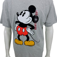 Disney Mickey Mouse Grey Heather T-Shirt Mens XL, Preowned With Tags