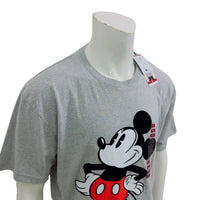 Disney Mickey Mouse Grey Heather T-Shirt Mens XL, Preowned With Tags